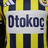 Fenerbahce  Home Player 1:1 Quality Soccer Jersey 26-27