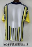 Retro Dynamo Dresden Home  Fans 1:1 Quality Soccer Jersey  1998