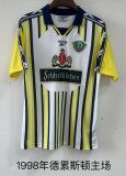 Retro Dynamo Dresden Home  Fans 1:1 Quality Soccer Jersey  1998