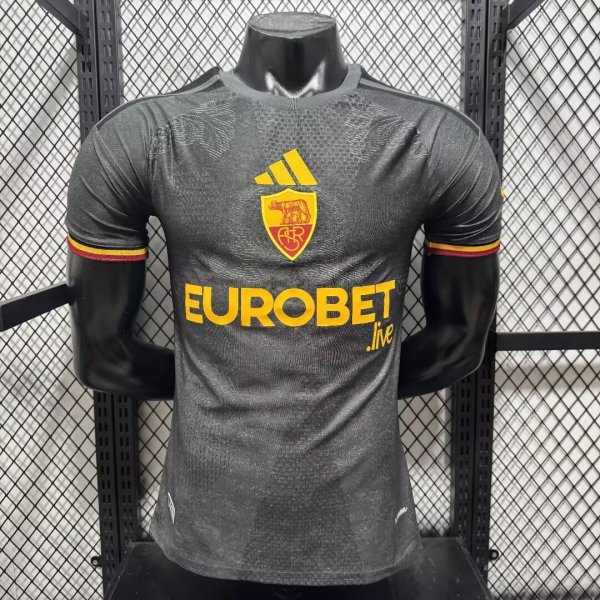 Roma Third Away Player 1:1 Quality Soccer Jersey  26-27