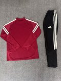Sevilla  Training Tracksuit Red (Kids And Man 10-2XL)  1:1  26-27