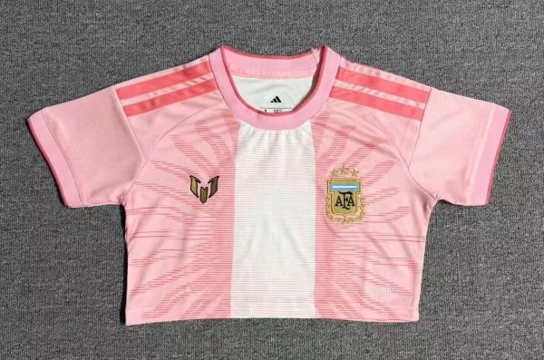 Argentina Special  Edition Women  cheerleading team Fans 1:1 Quality Soccer Jersey 26-27（2026）
