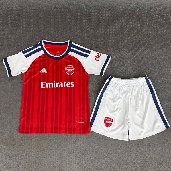 Arsenal Home  KIds  Player 1:1 Quality Soccer Jersey   27-28