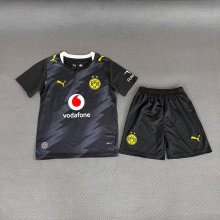 Dortmund Away Kids  Fans 1:1 Quality Soccer Jersey  26-27