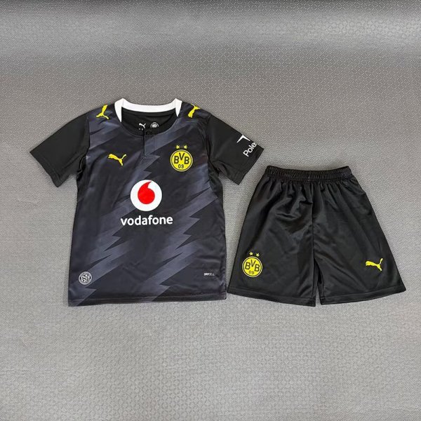 Dortmund Away Kids  Fans 1:1 Quality Soccer Jersey  26-27
