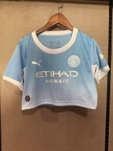 Manchester City Home Women cheerleading team  Fans 1:1 Quality Soccer Jersey 26-27