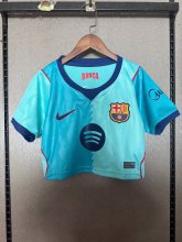 Barcelona Third  Away Women Cheerleading  Fans 1:1 Quality Soccer Jersey 26-27