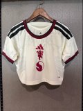 Manchester United  Third Away women Cheerleading Fans 1:1 Quality Soccer Jersey 26-27