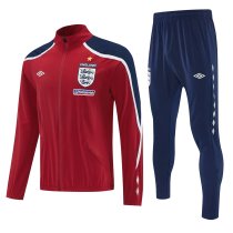 England Red Jacket  Tracksuit  1:1 Quality Soccer Jersey  26-27 （ 2026 ）
