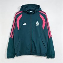 Real Madrid Windbreaker Green 1:1 Quality Soccer Jersey 26-27