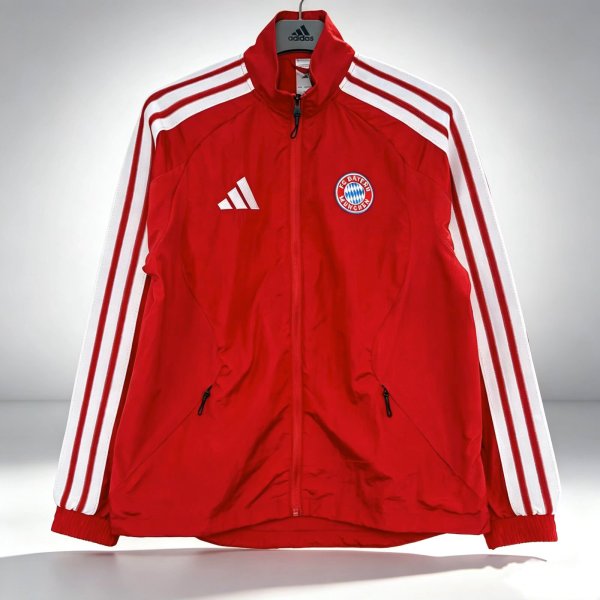 Bayern Munich Windbreaker  Red 1:1 Quality  Windbreaker 26-27