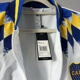 Boca Juniors Windbreaker White 1:1 Quality Soccer Jersey 26-27