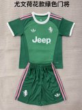 Juventus Goalkeeper  Kids  Fans 1:1 Quality Soccer Jersey  26-27