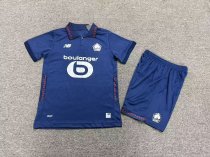 Lille(LOSC) Third Away Kids  1:1 Quality Soccer Jersey  26-27