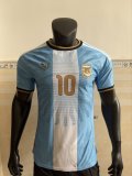 Argentina  signature Special Edition  #10 MESSI Player 1:1 Quality Soccer Jersey 26-27