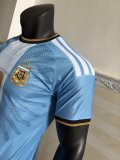 Argentina  signature Special Edition  #10 MESSI Player 1:1 Quality Soccer Jersey 26-27