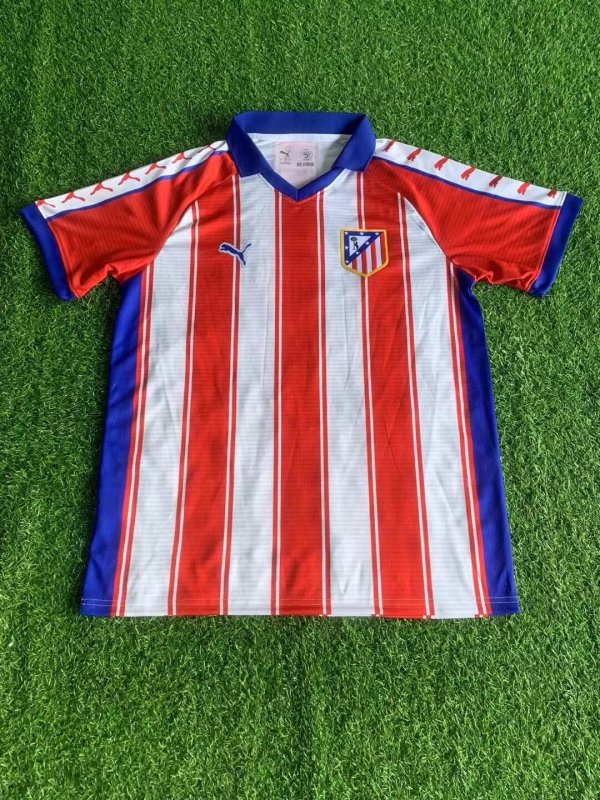 Atletico Madrid  Home Fans 1:1 Quality Soccer Jersey   27-28