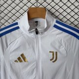 Real Madrid  Windbreaker Sets With pants  White 1:1 Quality Soccer Jersey  26-27