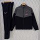 PSG Windbreaker Sets With pants  Grey 1:1 Quality Soccer Jersey  26-27
