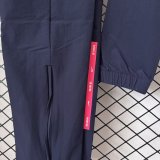 Barcelona  Windbreaker Sets With pants  Black 1:1 Quality Soccer Jersey  26-27