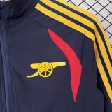 Arsenal  Windbreaker Sets With pants  White 1:1 Quality Soccer Jersey  26-27