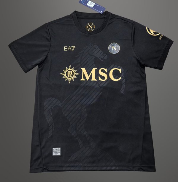 Napoli Third Away Champions League Edition Fans 1:1 Quality Soccer Jersey 26-27