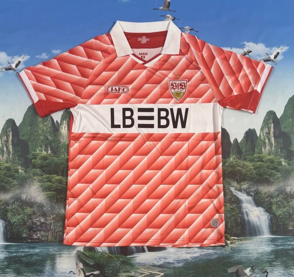 Stuttgart Home Fans 1:1 Quality Soccer Jersey 26-27