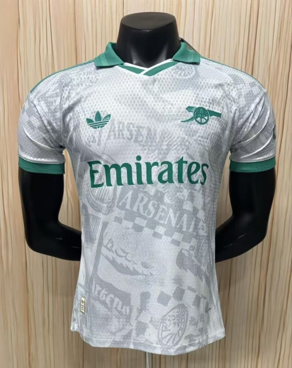 Arsenal Away Player 1:1 Quality Soccer Jersey   27-28