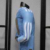 Argentina  signature Special Edition  #10 MESSI Player 1:1 Quality Soccer Jersey 26-27