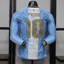 Argentina  signature Special Edition  #10 MESSI Player 1:1 Quality Soccer Jersey 26-27