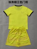 Everton Goalkeeper  Kids Fans  1:1 Quality Soccer Jersey 26-27