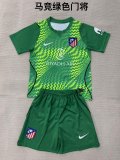 Atletico Madrid  Goalkeeper  Kids Player 1:1 Quality Soccer Jersey 26-27