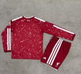 Liverpool Home Kids Long Sleeve  Fans 1:1 Quality Soccer Jersey 26-27