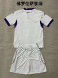 Florence Away Kids   Fans  1:1 Quality Soccer Jersey  26-27