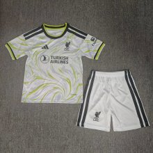 Liverpool Away Kids Fans 1:1 Quality Soccer Jersey 27-28