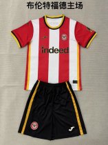 Brentford Home Kids  Fans  1:1 Quality Soccer Jersey 26-27