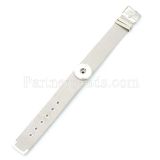 Stainless steel wih 1 buttons like Watch band