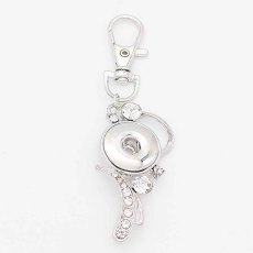 snap sliver Pendant Key buckle fit 20MM snaps style jewelry KC1208