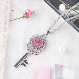 20mm snaps pink Rhinestones Chunks Poppers With High Quality Bottom
