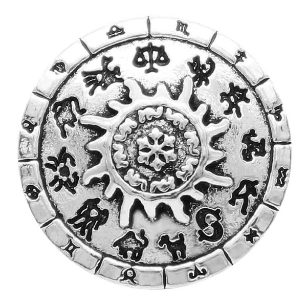 20MM sun snap Silver Plated KC6852 snaps jewelry