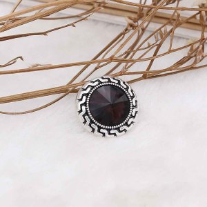 20MM snap Feb. birthstone purple KC6575 interchangable snaps jewelry