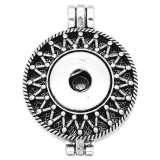 30MM alloy Aromatherapy/Essential Oil Diffuser Perfume snap jewelry fit 20MM chunks Pendant with 1pc 20mm discs as gift