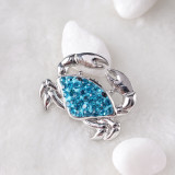 Single molding chunks with blue Clay spot rhinestone