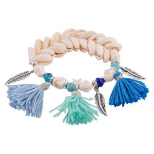 Bohemian Holiday style elastic Bracelet with shells and small components TA7004 new type bracelets fashion Jewelry