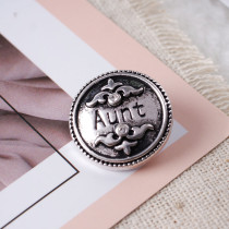 20MM aunt snaps Antique Silver Plated KB6934 snaps jewelry