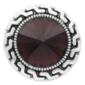 20MM snap Feb. birthstone purple KC6575 interchangable snaps jewelry