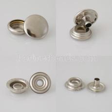 1000 set/bag Fastener Snap Metal Button for leather bracelet 4pcs/set