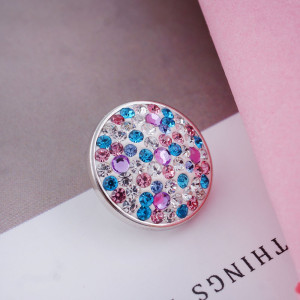 18mm Sugar snaps Alloy with chunks rhinestones KB2408-AA snaps jewelry