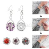 Snaps metal earring KS0976-S fit 12mm chunks snaps jewelry