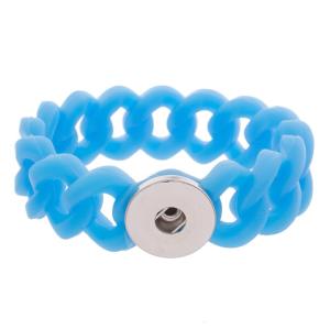 1 Button Silicone Stretch bracelet